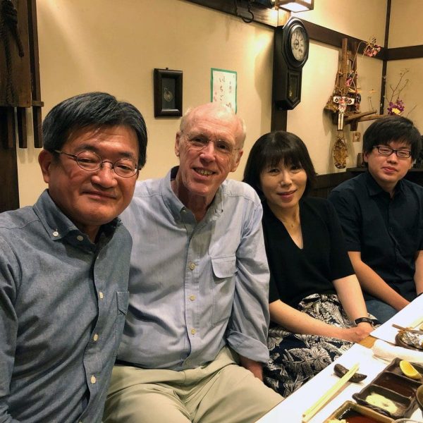 Tony Helies of Kobrand Board with Nakao family