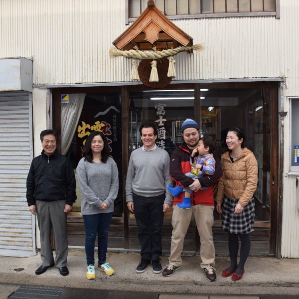 Midori Nakazawa, Joto's Sales Manager of many years, with Henry, and the Imaokas